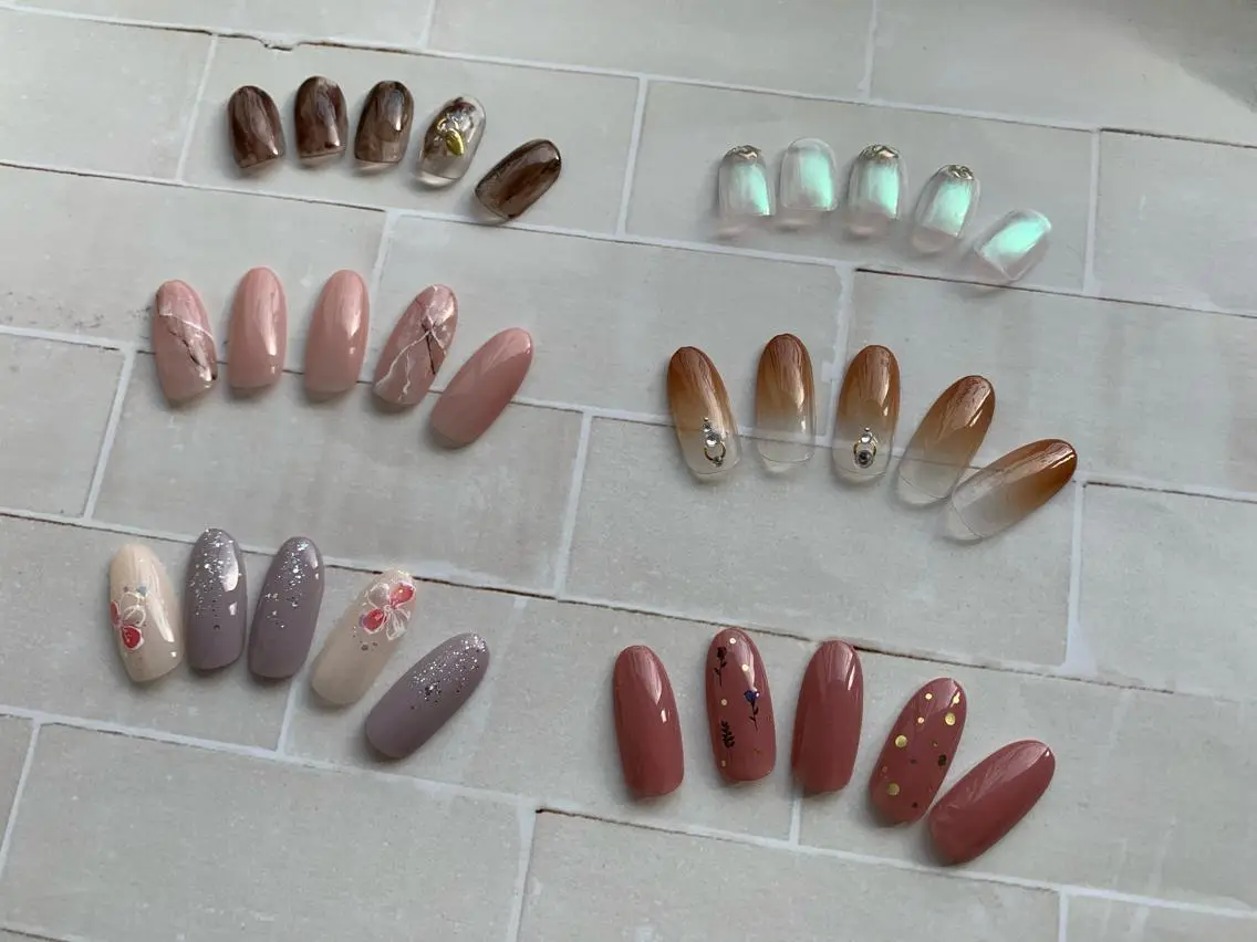 ネイル オフィスネイル シンプルネイル . SHIORIのネイルデザイン