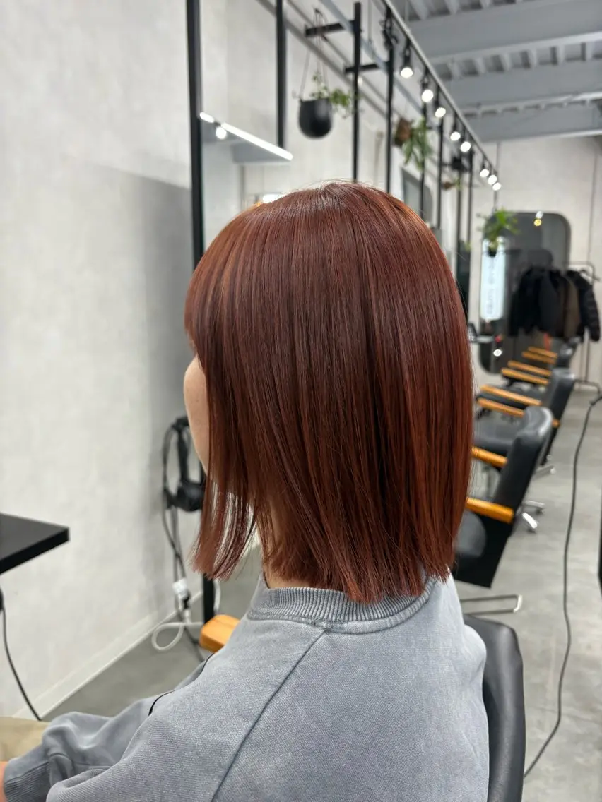ミディアム レイヤーカット LIV My【マイ】 髪質改善/箕面のヘアスタイル