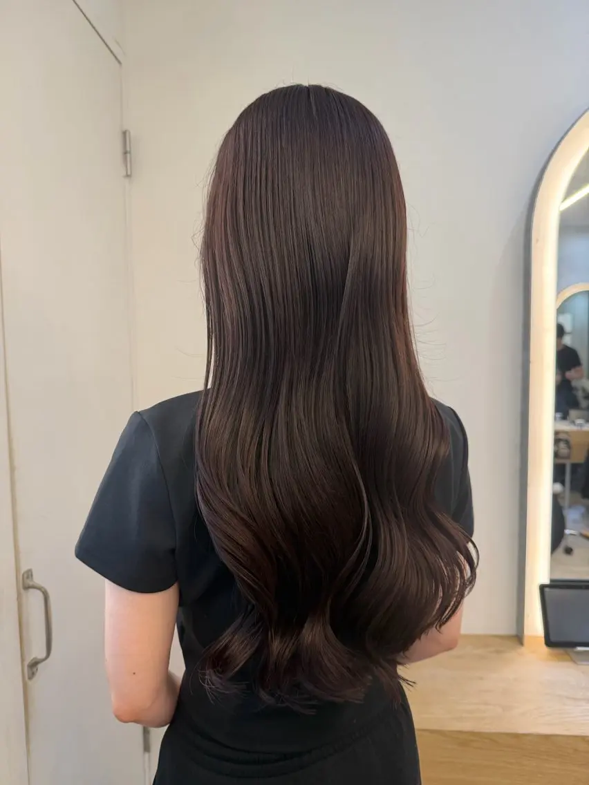 セミロング カット ヘアカラー トリートメント ♡可愛い艶髪特化♡ 艶髪先生のヘアスタイル