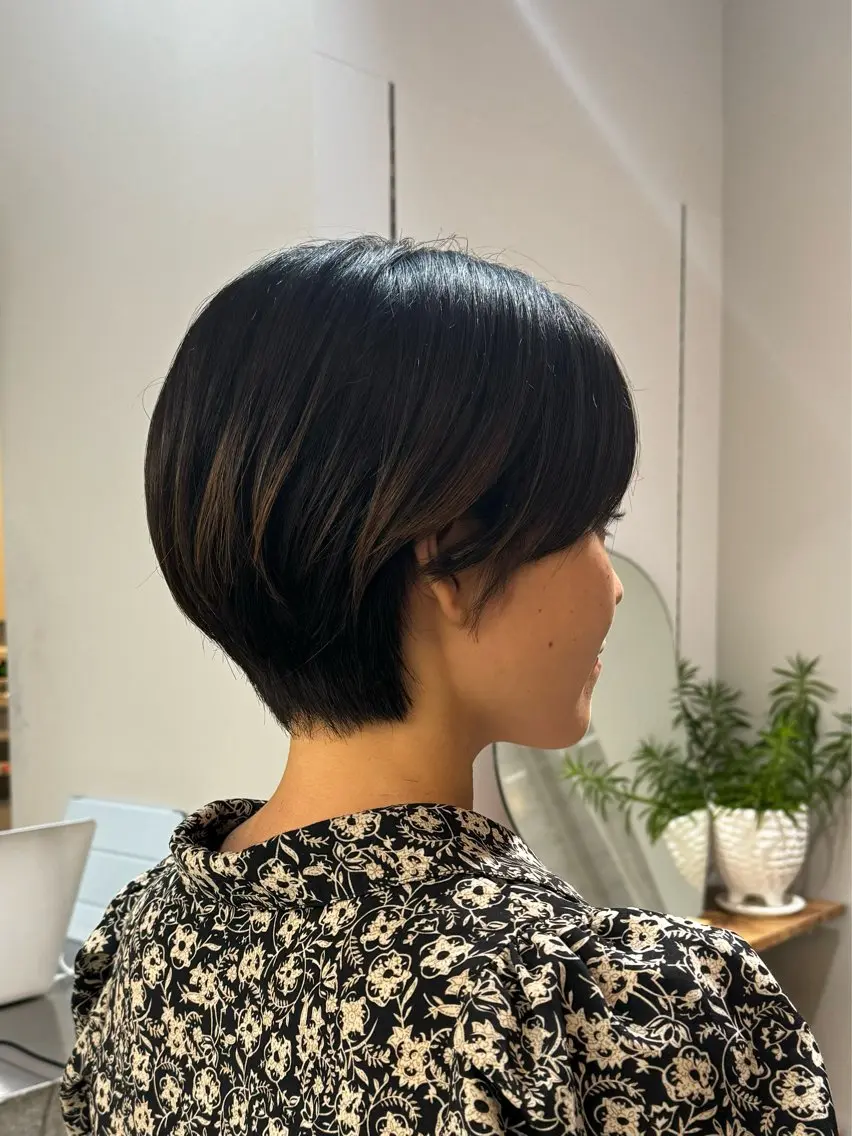 ショート ショートヘア 髪質改善カラー cipre 唯舞のヘアスタイル