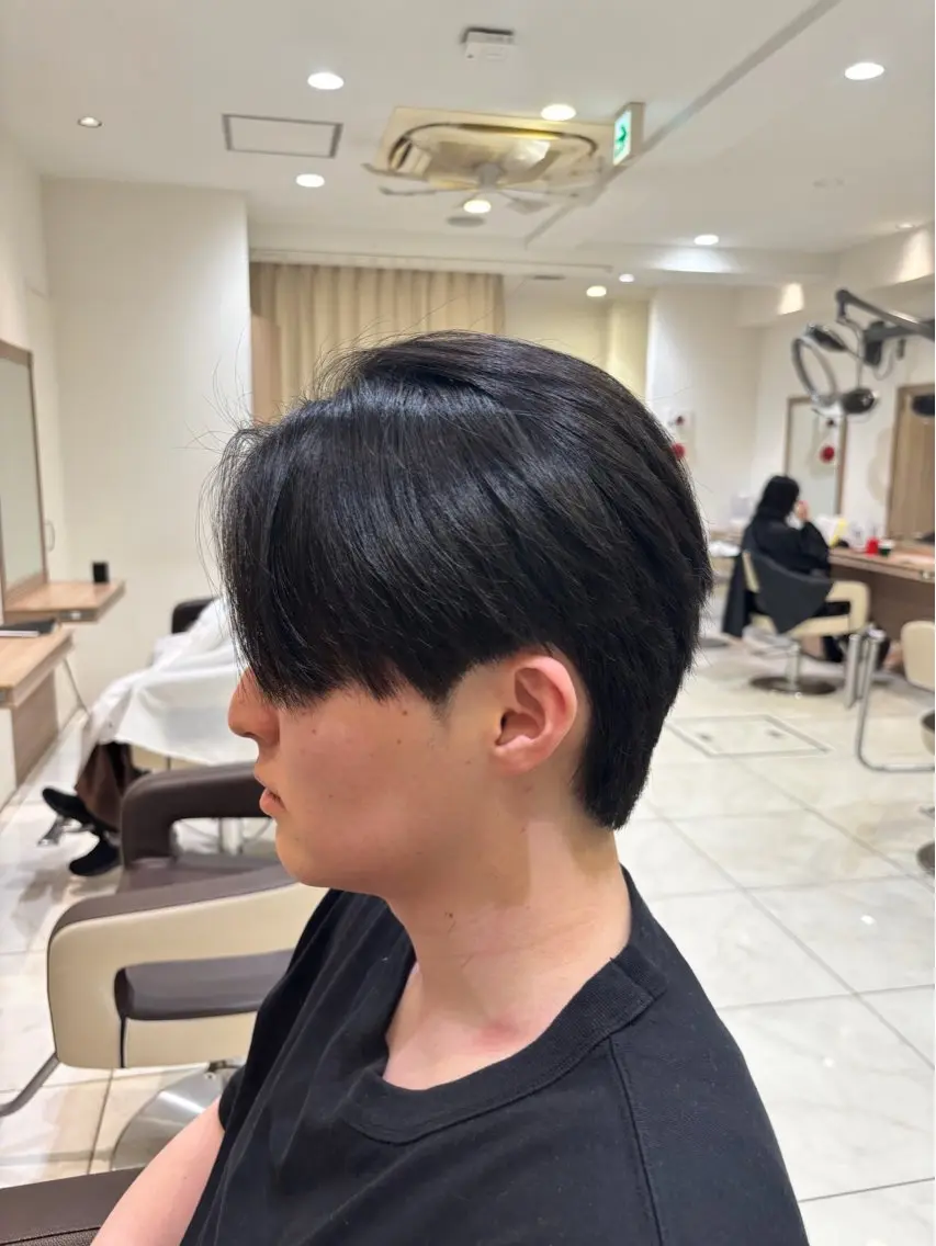 メンズ カット 縮毛矯正 🫧韓国レイヤー🫧 山本 侑平のヘアスタイル