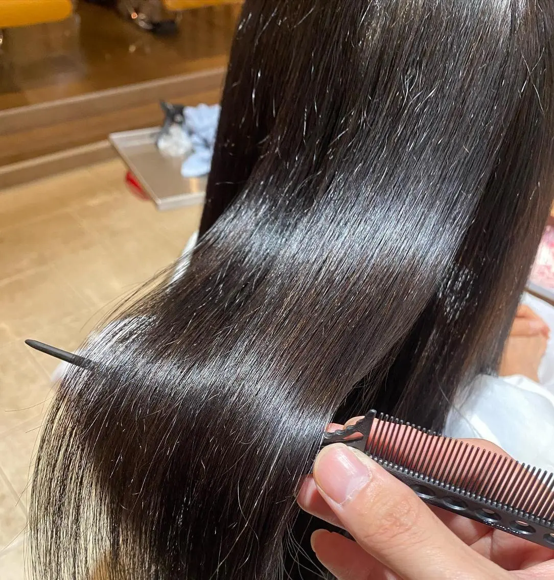 カラー 髪質改善 酸性ストレート 長谷川 智也/ディレクターのヘアスタイル