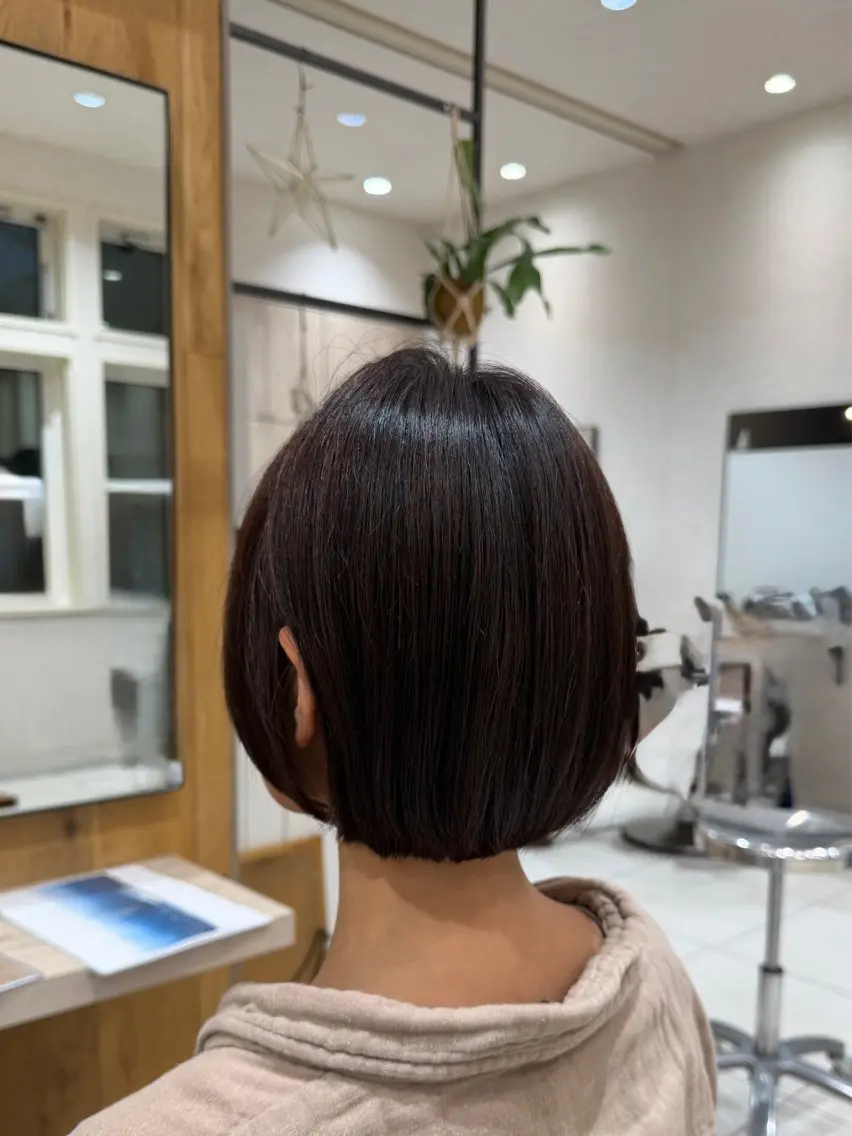 【メンテナンスに人気⭐️】似合わせカット+艶カラー!の写真