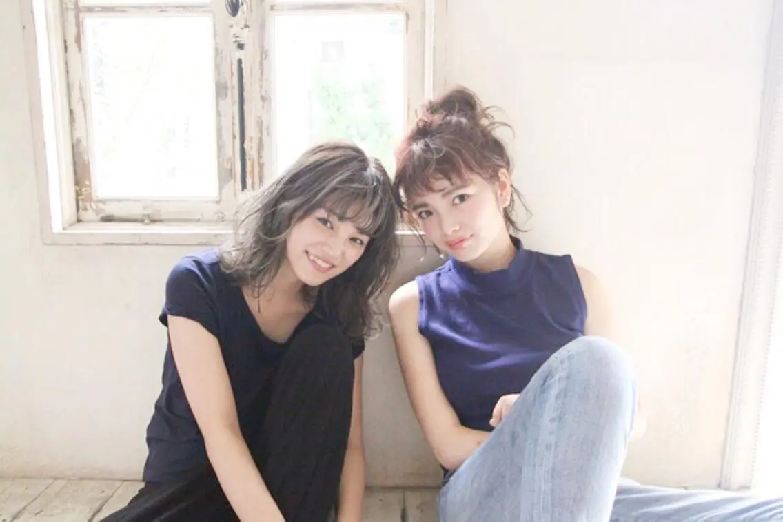 ショート ミディアム カラー パーマ ヘアアレンジ 田名網 誠司のヘアスタイル