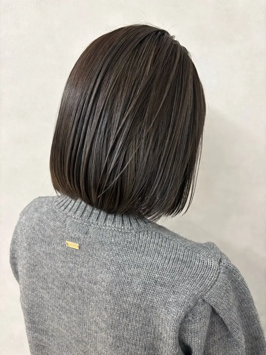 ミディアム ハイライト ヘアカラー haku【津久野店】 ERIKAのヘアスタイル
