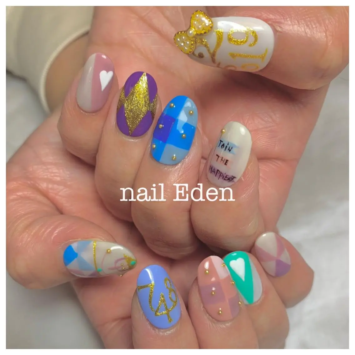 ネイル ネイルチップ Eden ♾️のネイルデザイン