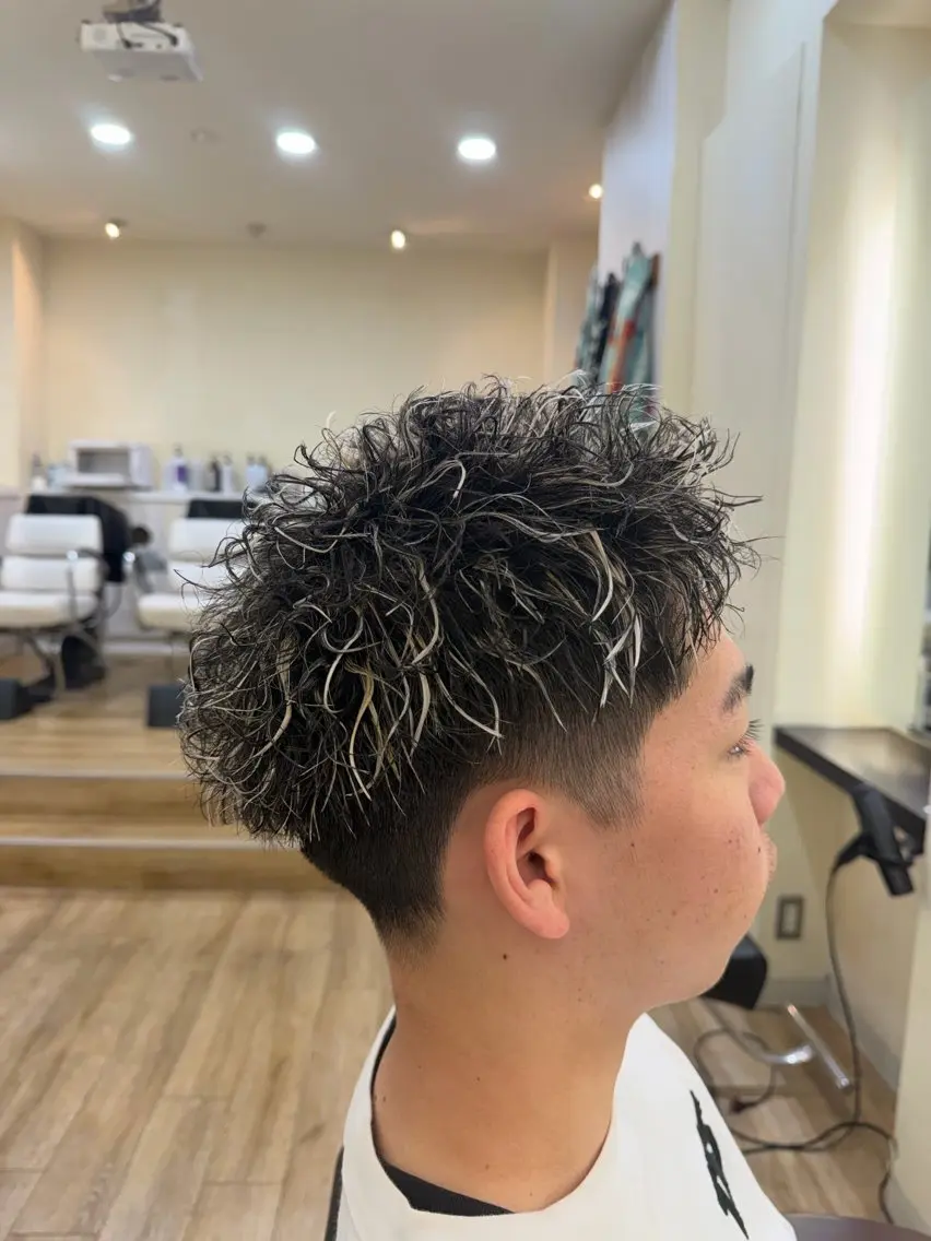 カラー 全メニュー0円 メンズ特化もゆるのヘアスタイル