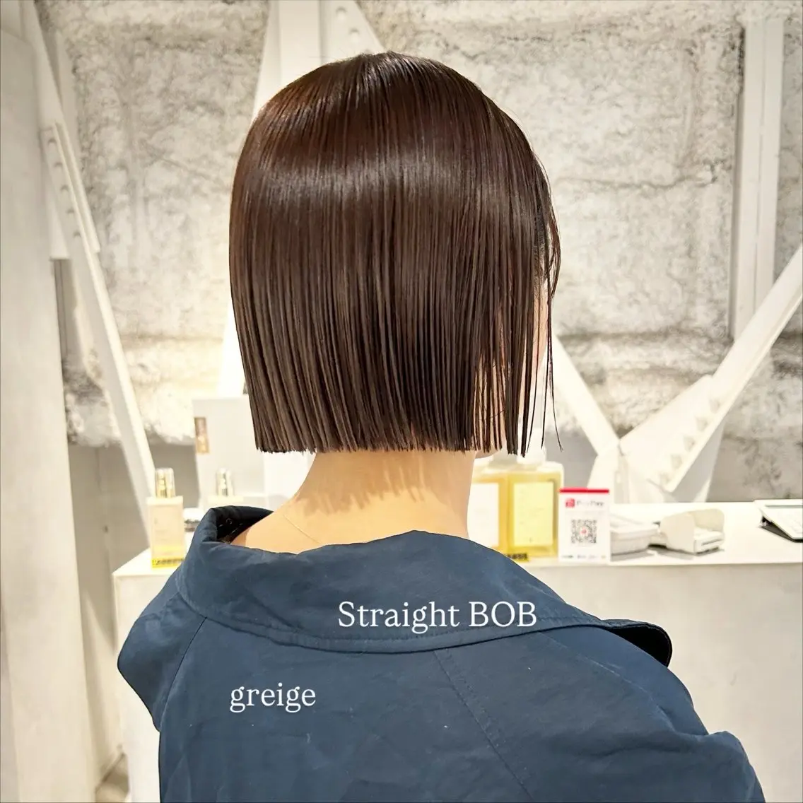 ショート カラー カット ヘアカラー トリートメント 切りっぱなしBOB 職人💜Anzuのヘアスタイル