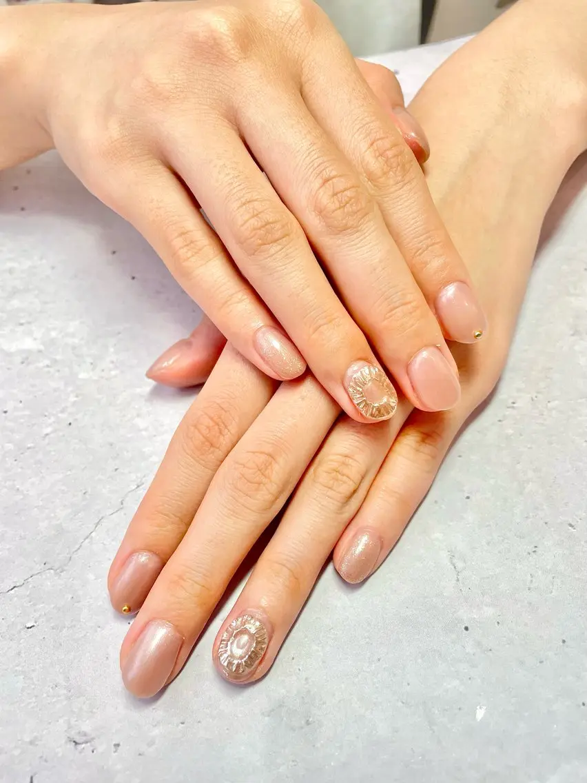 ネイル ハンドネイル caplusnail Mika💛瀬戸市のネイルデザイン