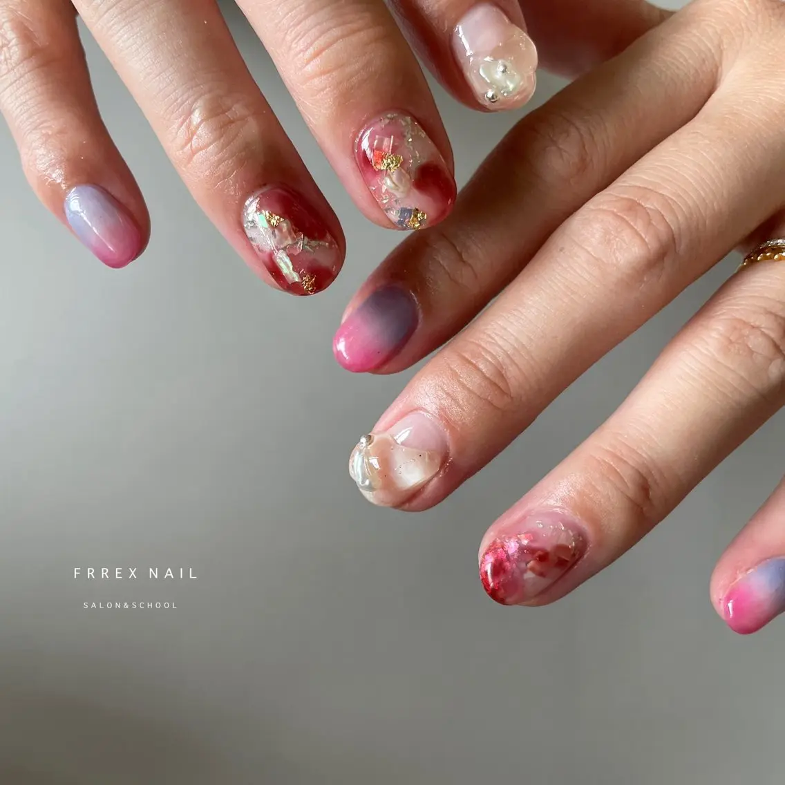 ネイル ハンドネイル フットネイル freex nail /ニュアンス/個性派のネイルデザイン
