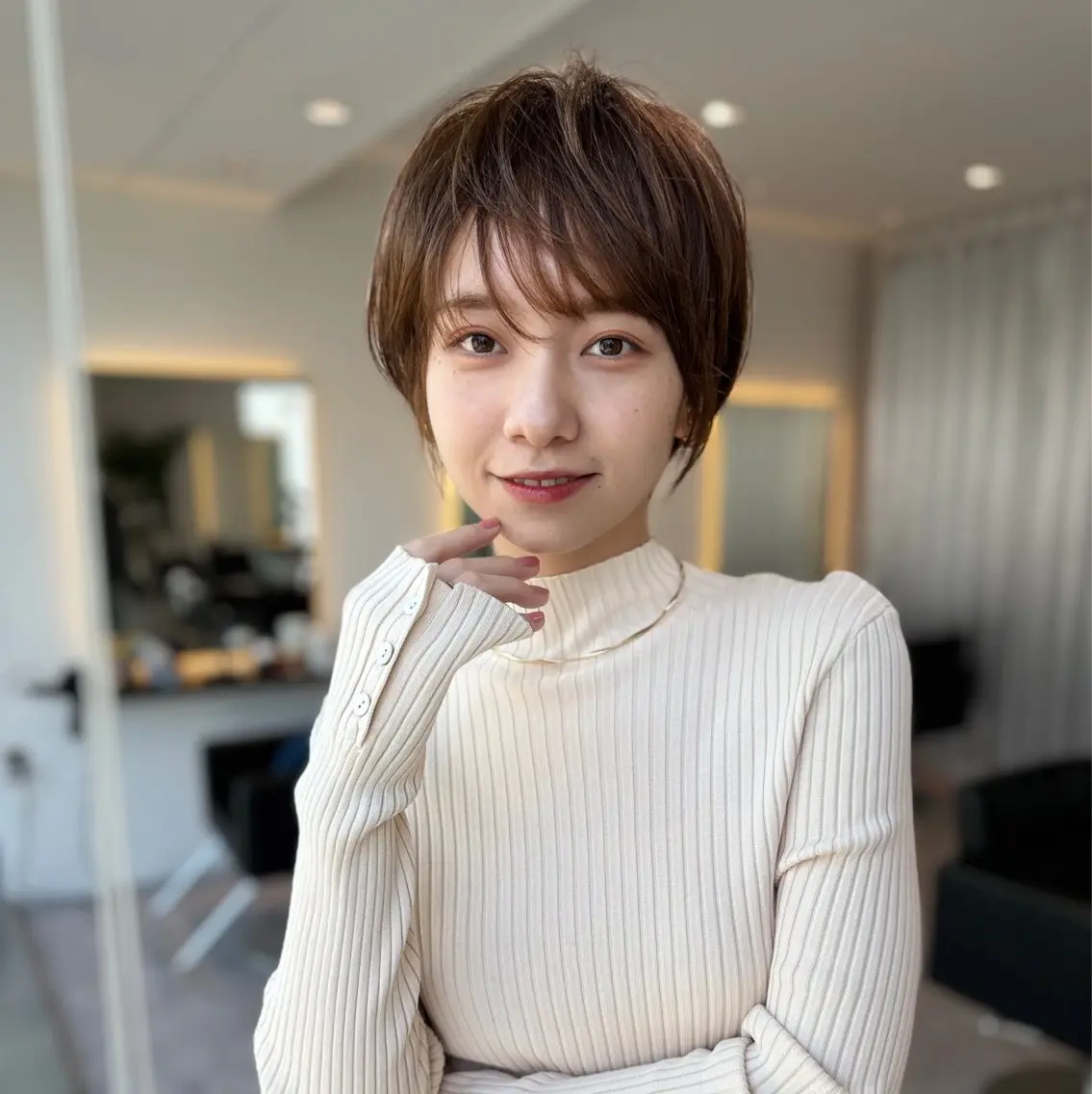 ショート くびれヘア ショートヘア 雨宮 美月/ショート特化のヘアスタイル