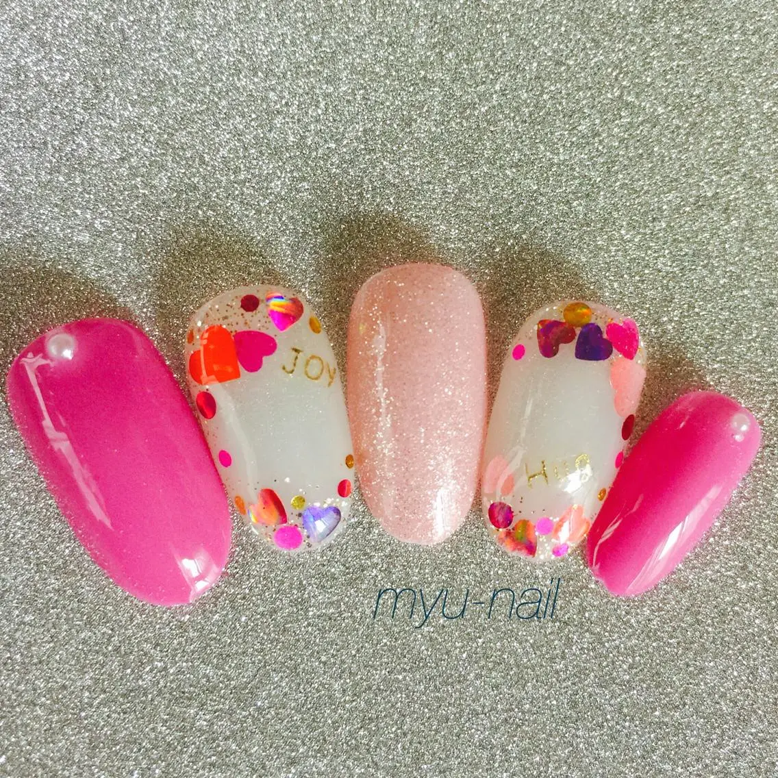 ネイル シンプルネイル ネイルチップ ホームサロン myu-nailのネイルデザイン