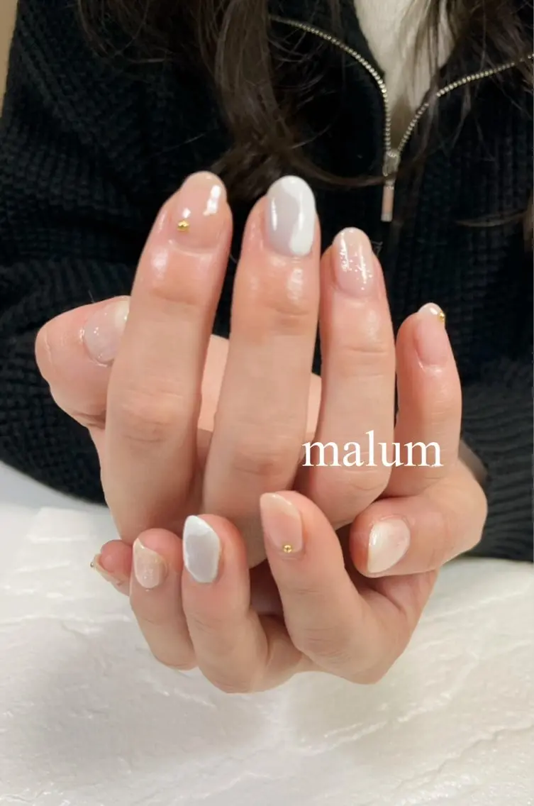 ネイル ハンドネイル malum nailのネイルデザイン