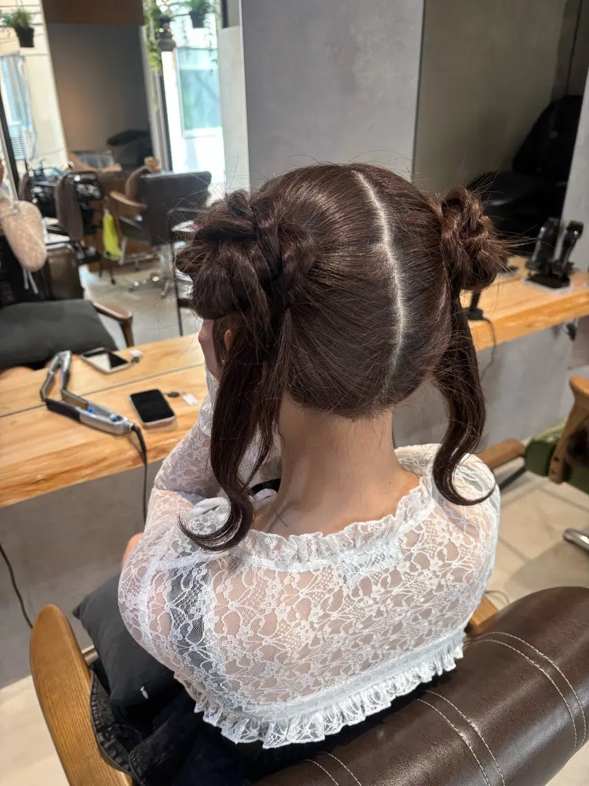 【❤️‍🔥LIVEやイベント前に❤️‍🔥】推し活ヘアの写真