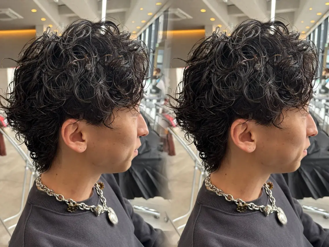 パーマ メンズ 澤田 大翔のヘアスタイル