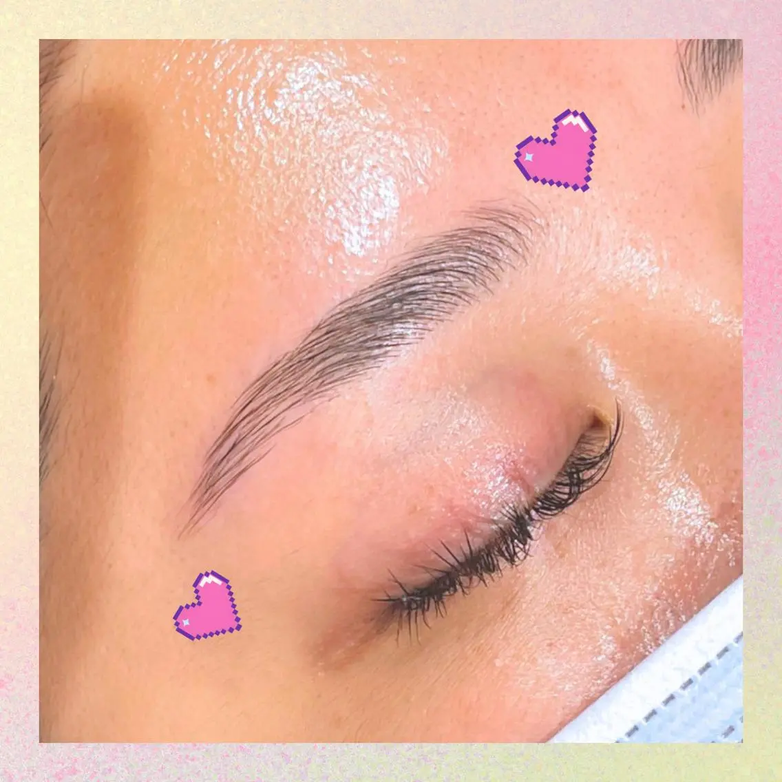 当日予約OK!!✨️眉毛パーマ+美眉スタイリングセットメニュー✨️の写真