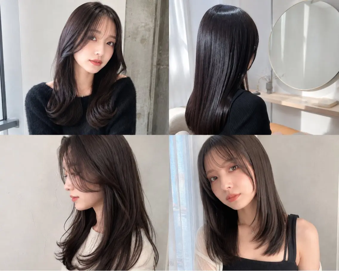 カット+艶カラー+ミルボン3stepトリートメントの写真