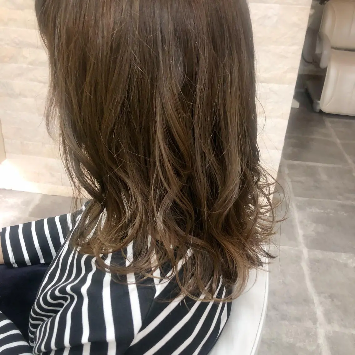 ミディアム カラー 眠れるヘッドスパ✨ chacoのヘアスタイル