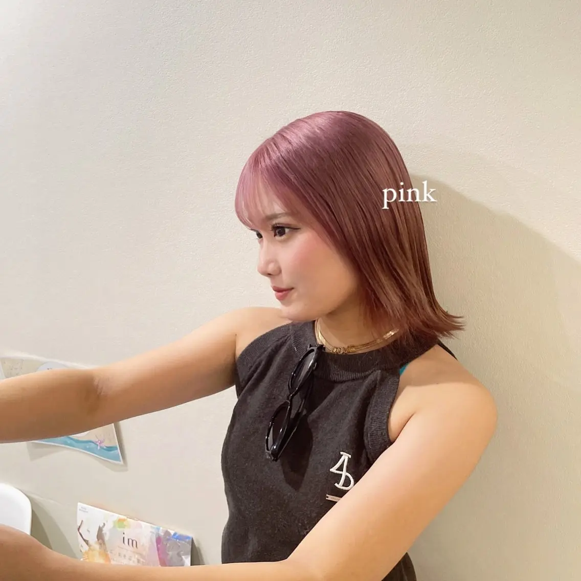カラー ピンクカラー ヘアカラー 大阪ヘアセット🎀 Honokaのヘアスタイル