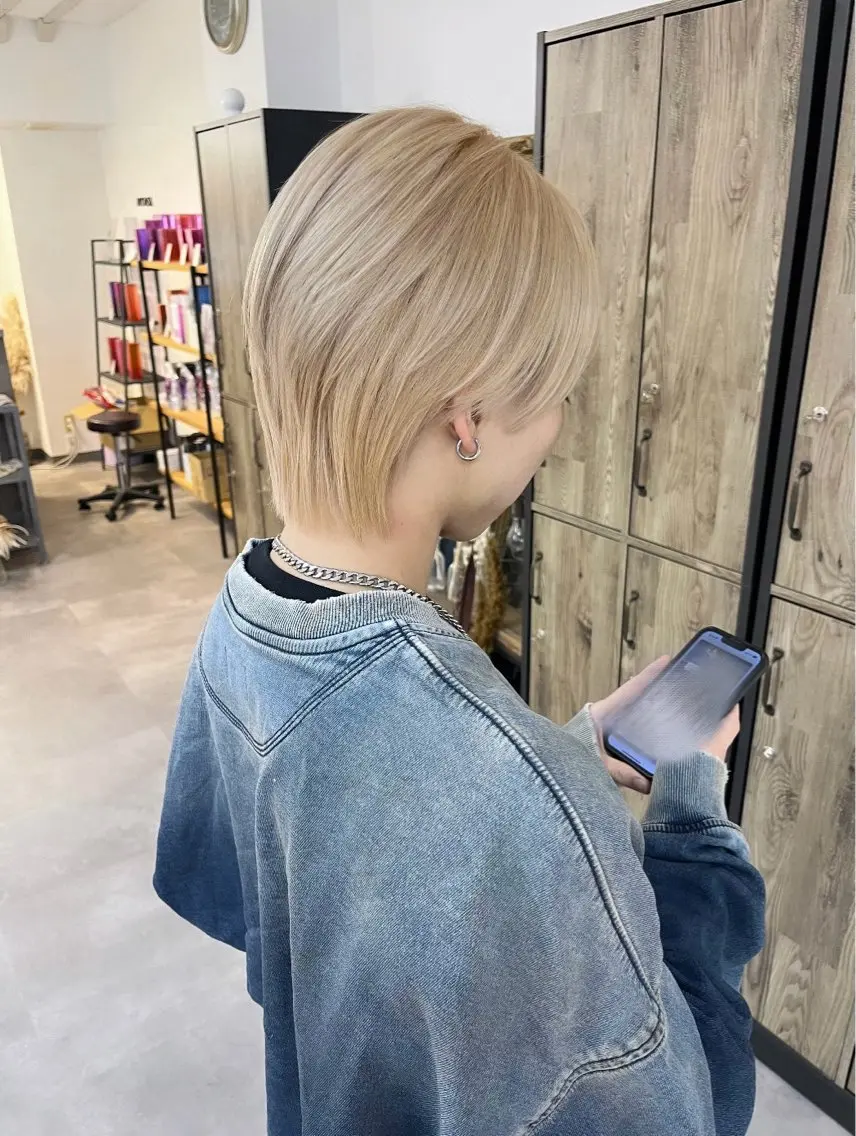 メンズ ヘアカラー トリートメント 当日予約◎ risaのヘアスタイル