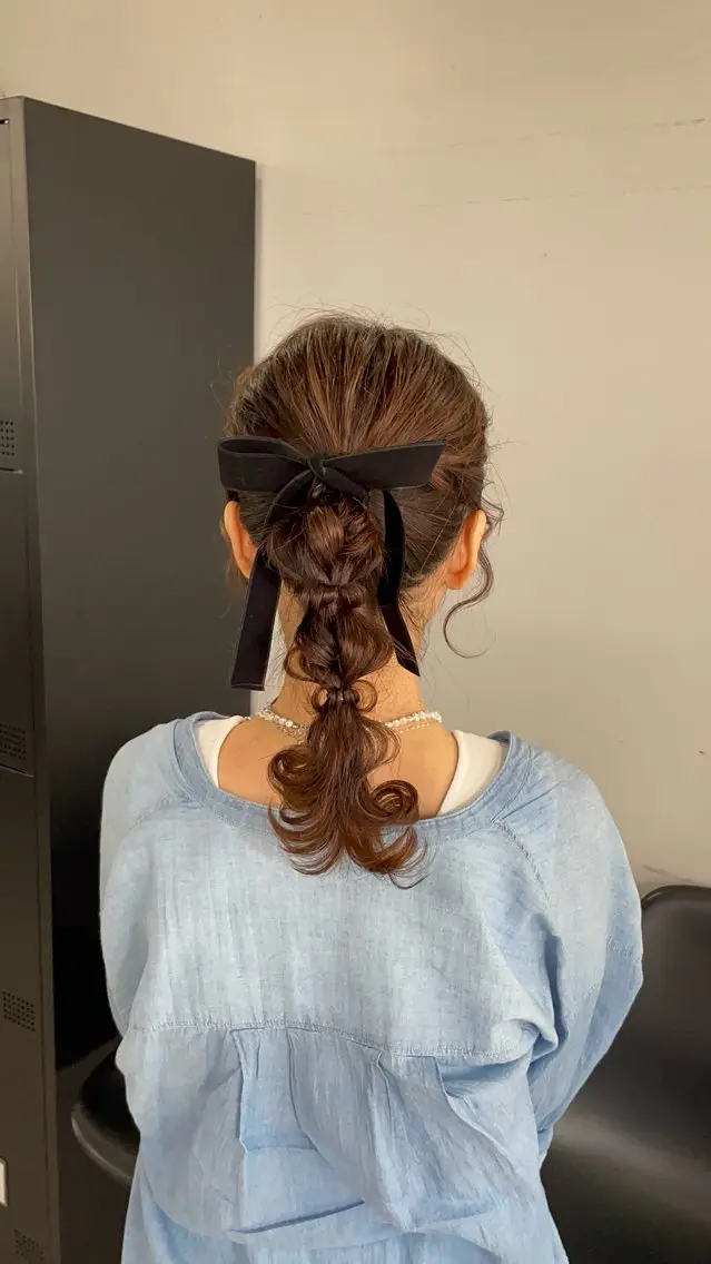 ヘアアレンジ ヘアセット メンズモテパーマ💙 fuwaのヘアスタイル