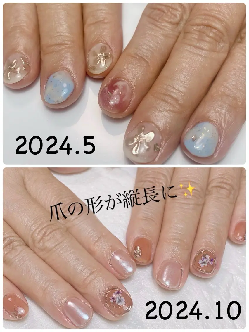 ネイル ジェルネイル Nail Salon K 🧸美爪育成のネイルデザイン