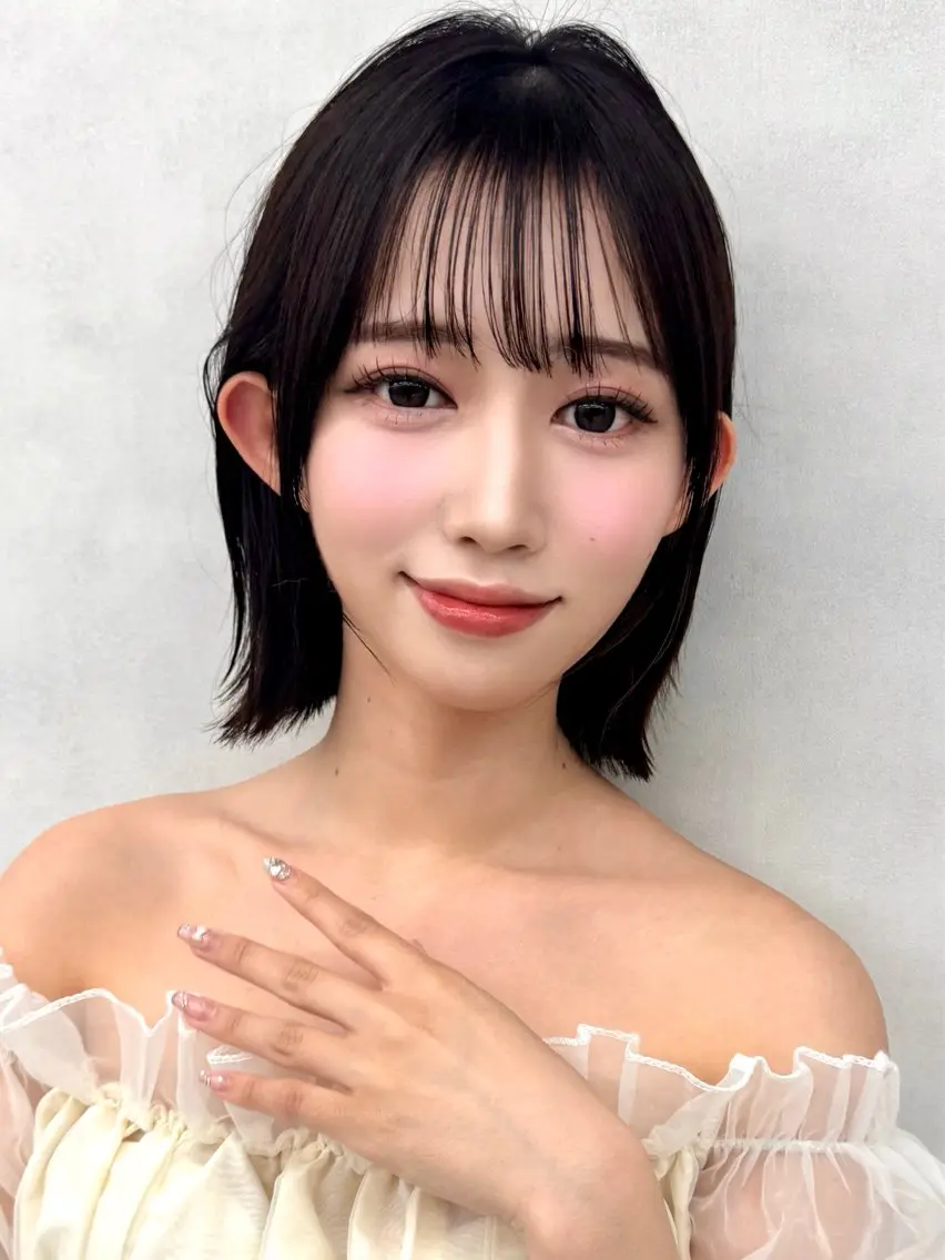 【90分】朝が楽になる🔅前髪縮毛矯正+トリートメント💫の写真