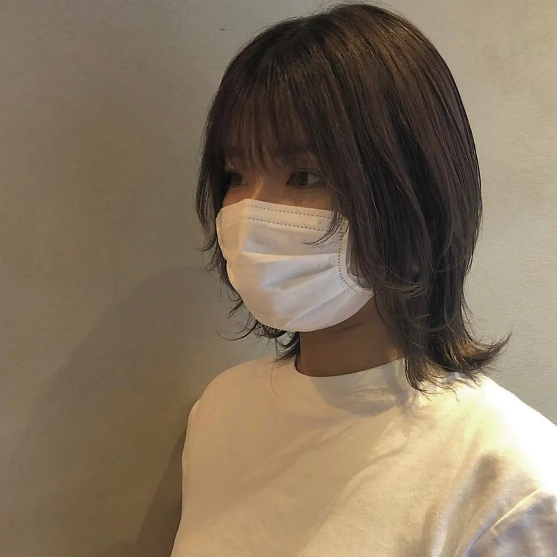 ミディアム カット yajima Moemiのヘアスタイル