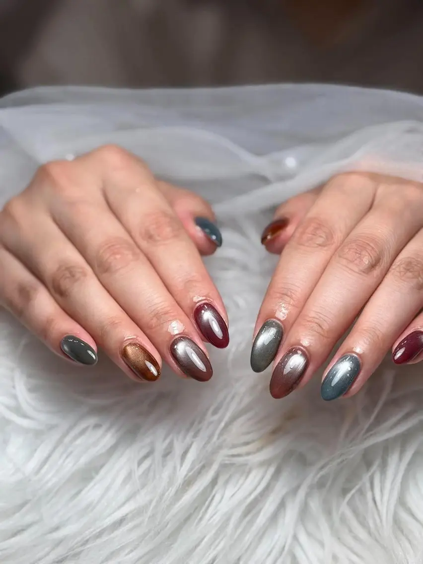ネイル チークネイル ドット フレンチネイル グラデーション 韓国ネイル ハンドネイル Cloudy Chan Nailのネイルデザイン