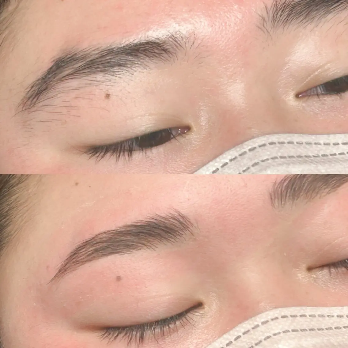 メンズ アイブロウ ハリウッドブロウリフト 眉毛ワックス脱毛 HBL眉毛&フェイス WAX専門ハルヒラリの眉毛・アイブロウイメージ