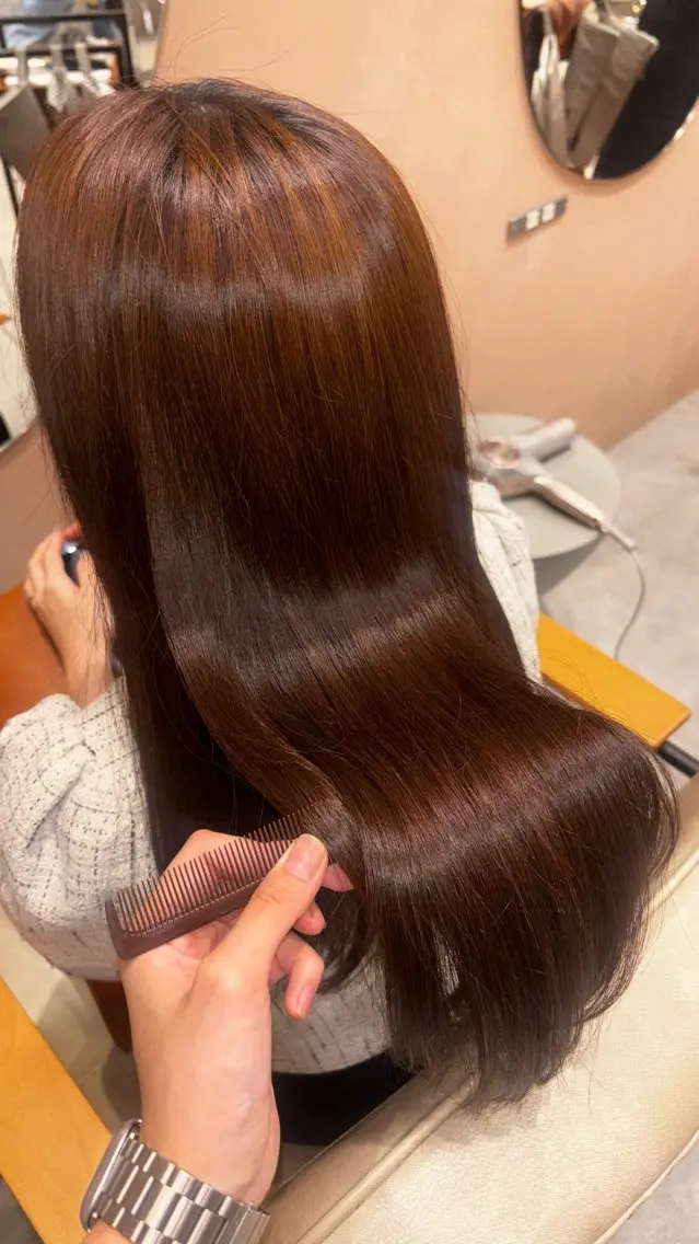 ロング トリートメント 💙まの/ 透明感カラー💙のヘアスタイル