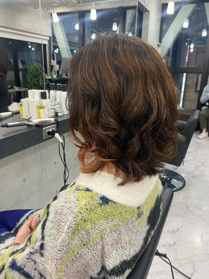 ミディアム Endearing 🌟銀座のヘアスタイル