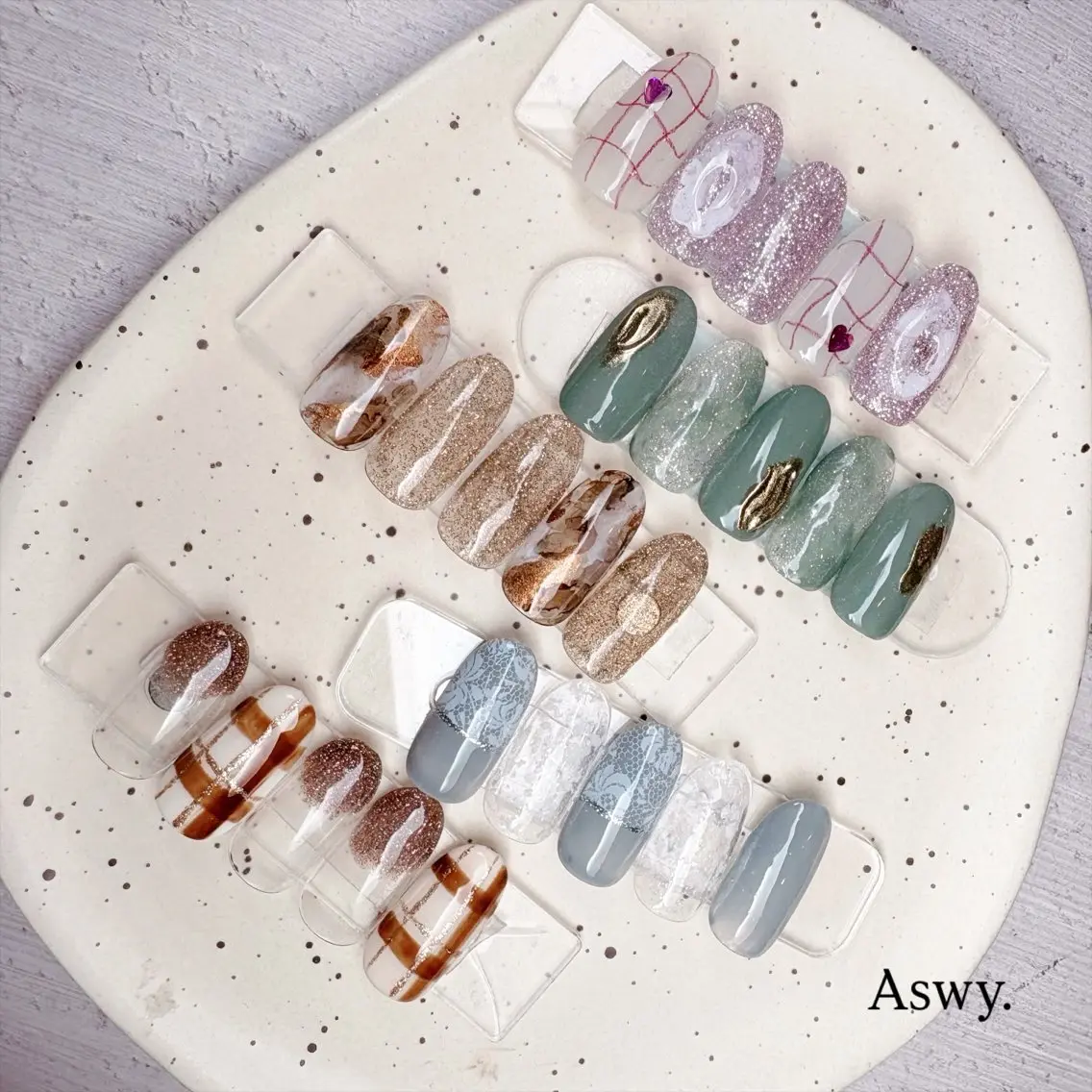 ネイル ハンドネイル Aswy.新小岩 chiiのネイルデザイン