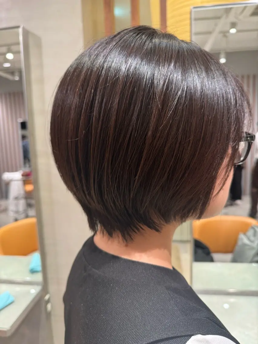 ショート ショートボブ 丸みショート ボブ ショートヘア 似合わせ/レイヤー カット/すずきたつやのヘアスタイル