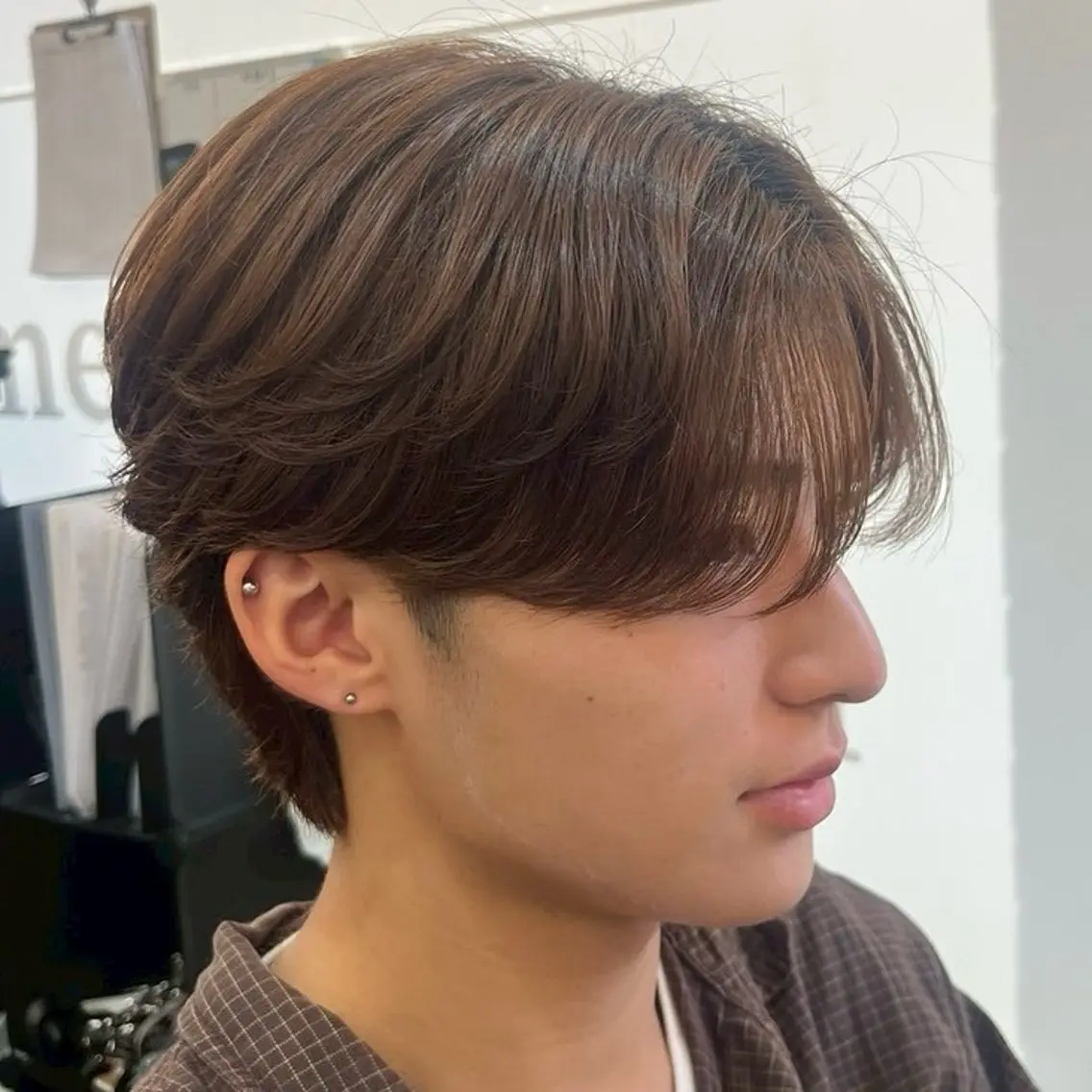【夏に向けてイメチェン♪】メンズカット+ワンカラー+眉毛ワックス(メンズアイブロウ)の写真
