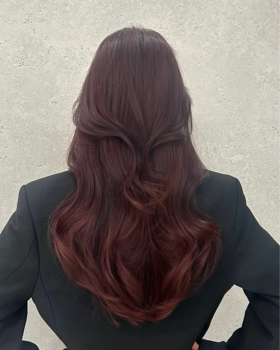 ロング カラー 艶モテ・韓国スタイル 🤍りんのヘアスタイル