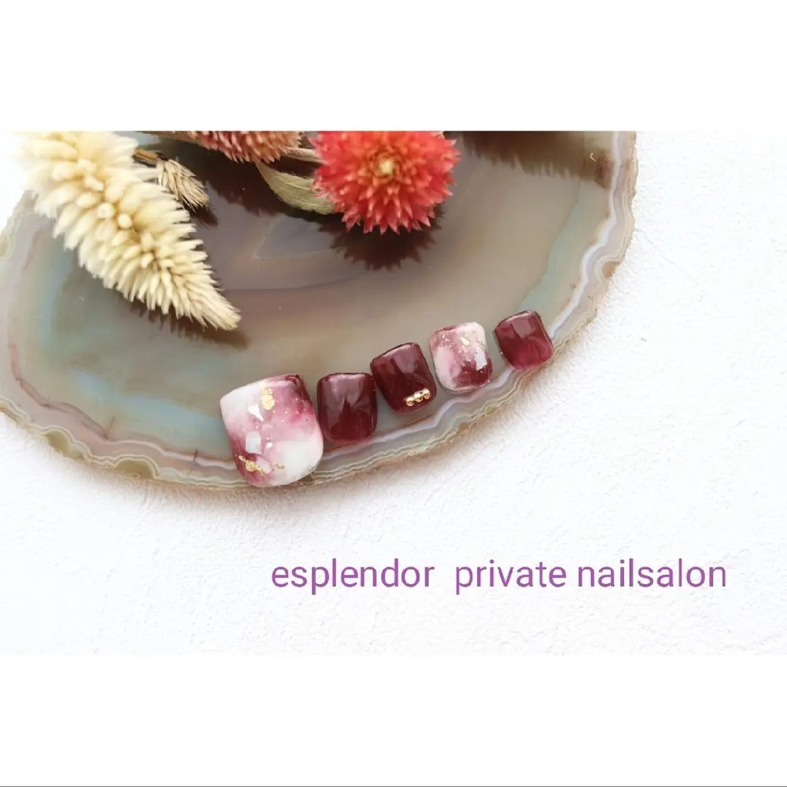 ネイル フットネイル esplendor  小野寺のネイルデザイン