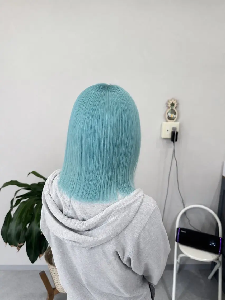 ミディアム ヘアカラー 中島 大聖のヘアスタイル