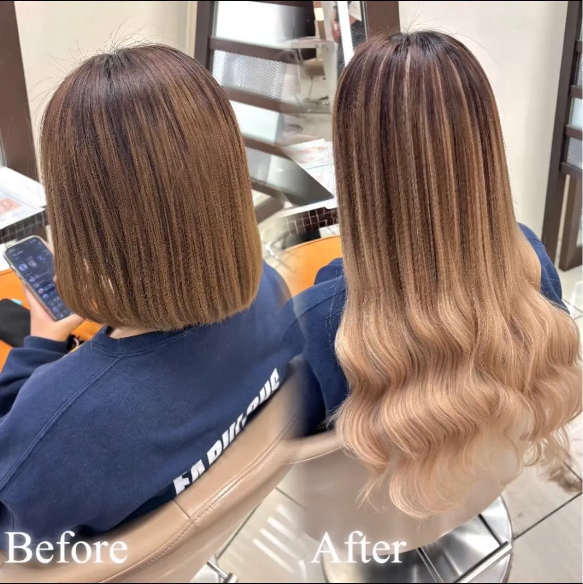 ロング エクステ エクステ|カラー| Futaba🎀♡のヘアスタイル