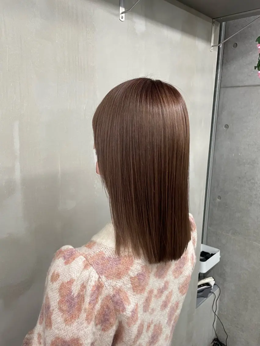 前髪カット+ワンカラー+5STEPトリートメント🪞7990の写真