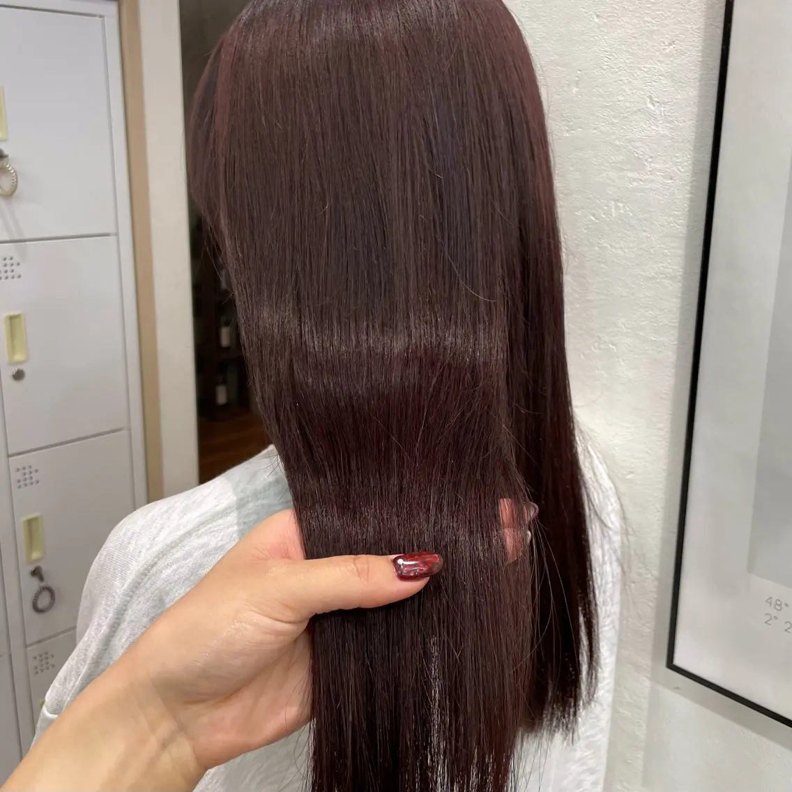 ロング レッドブラウン カット ヘアカラー トリートメント girly hair 💗SHINO💗のその他イメージ
