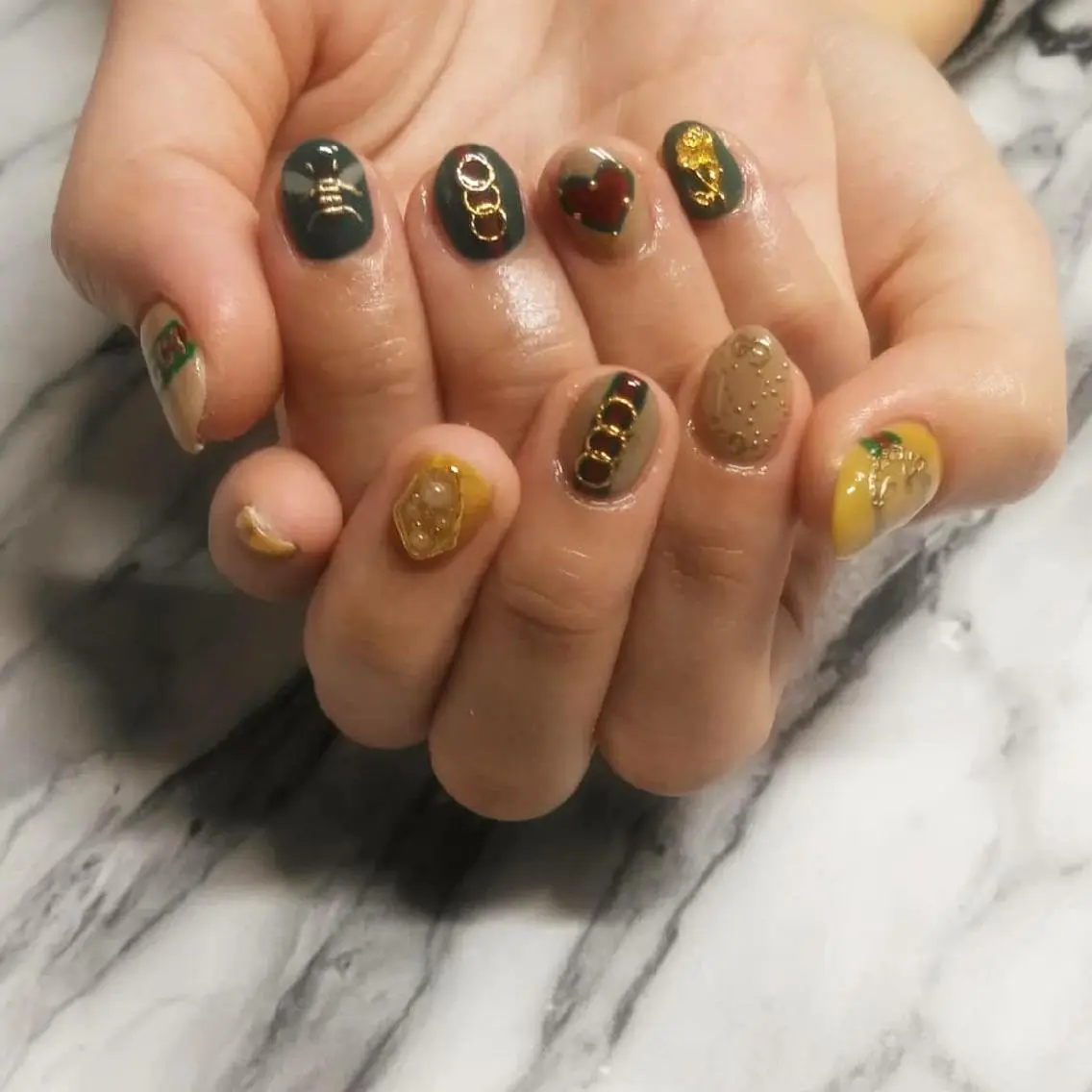 ネイル ハンドネイル ハンドケア lylynail YUUKAのネイルデザイン