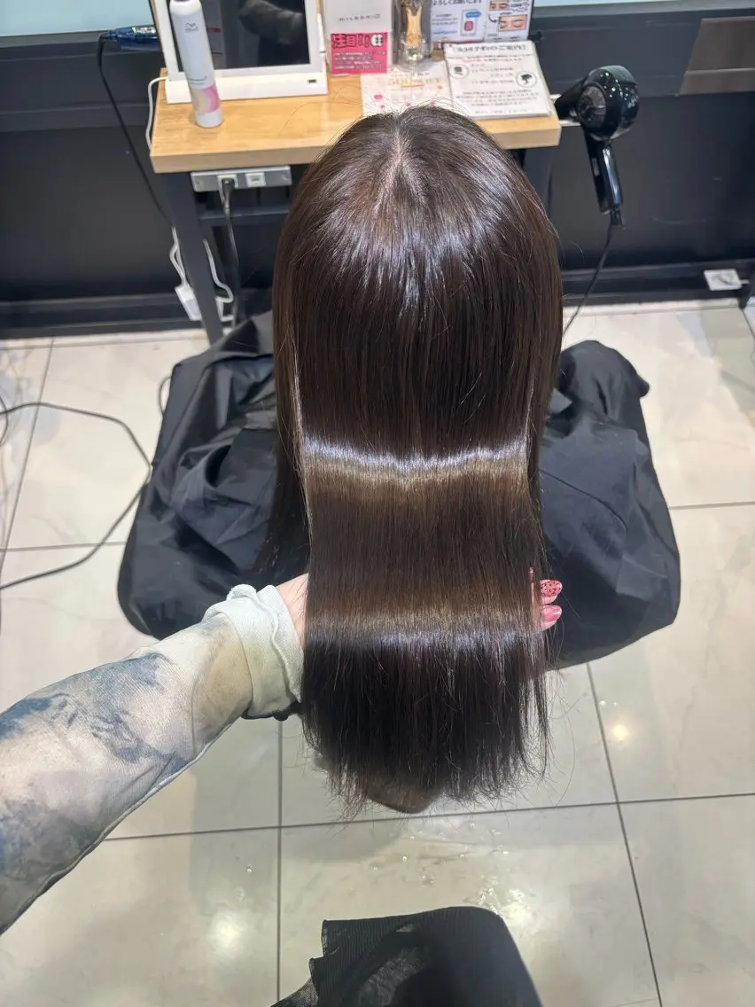 ロング カラー ヘアカラー トリートメント 透明感ダブルカラー/ レイヤー💕miyuのヘアスタイル