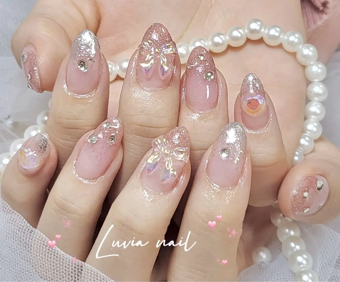 ネイル 持ち込み シンプルネイル ワンホンネイル 🍒Luvia ワンホンネイルのネイルデザイン