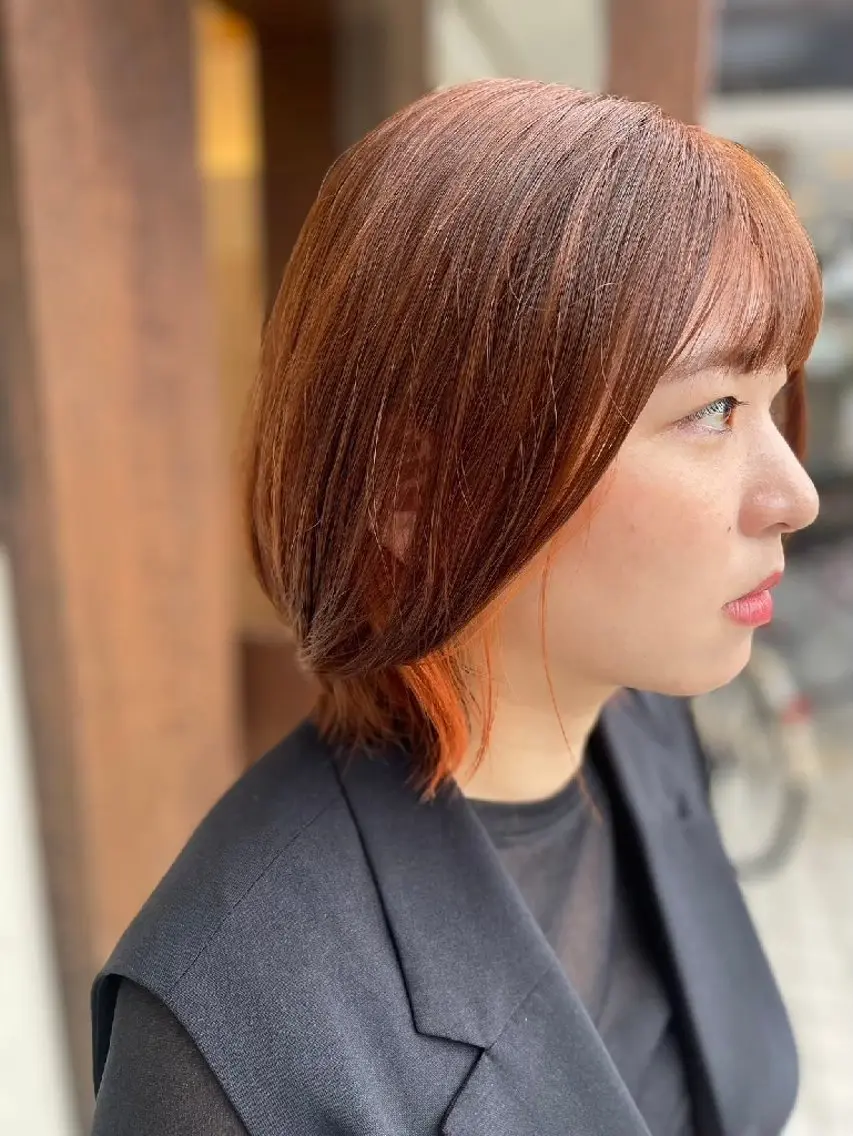 カラー ヘアカラー トリートメント 束感まつぱ🫧 なつき🫧のヘアスタイル