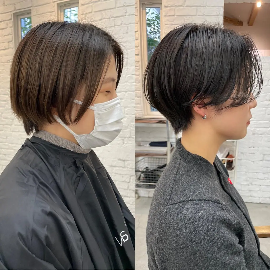 【平日限定】【当日OK】【税込価格】【ショート限定】似合わせカット＋透明感カラー※注意事項をご確認くださいの写真