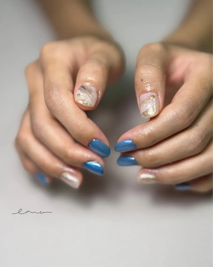 ネイル ハンドネイル nail salon émuのネイルデザイン