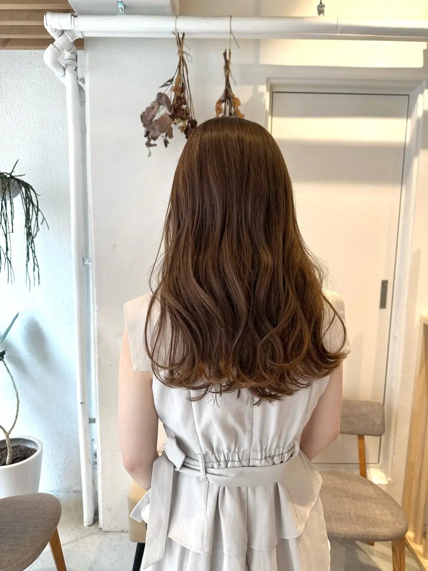 ロング カラー ヘアカラー トリートメント 【女性指名No.1】 西口直子のヘアスタイル