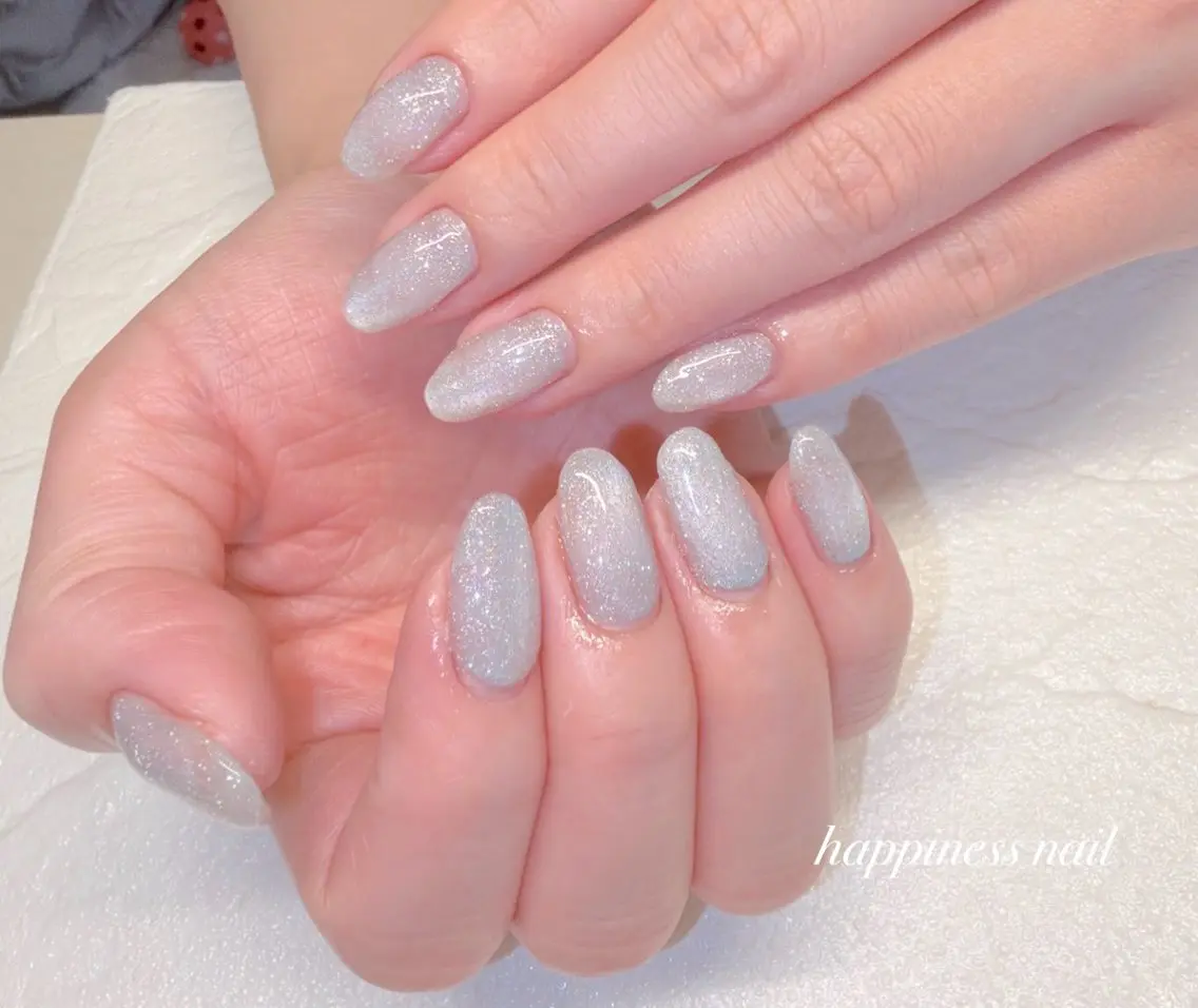 ネイル フラッシュネイル フラッシュマグ ワンカラーネイル happiness nailのネイルデザイン