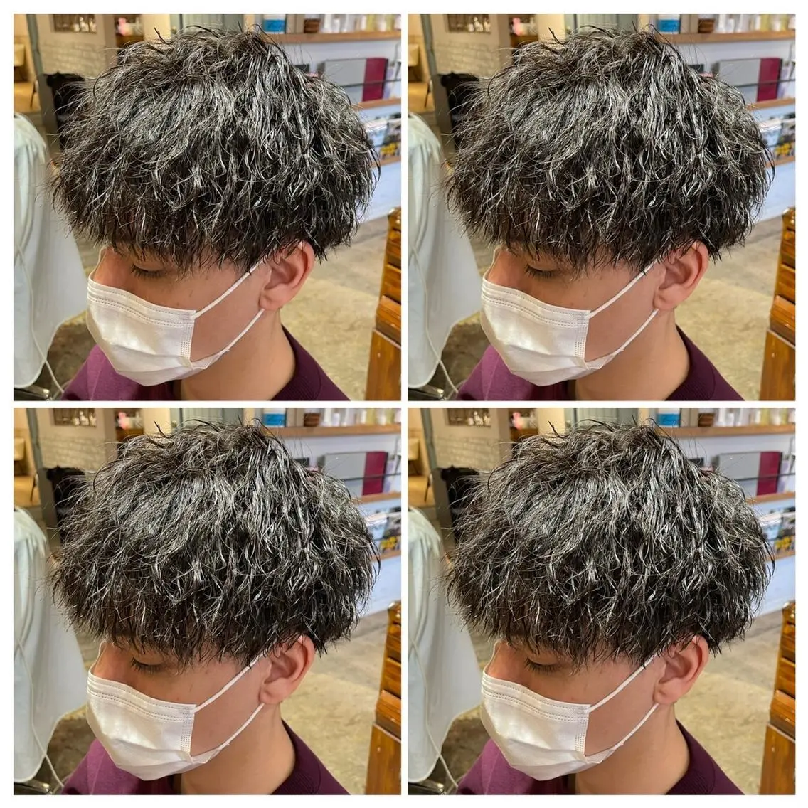 パーマ メンズ カット パーマ トリートメント ヘアセット メンズパーマ特化 望月謙二郎のヘアスタイル